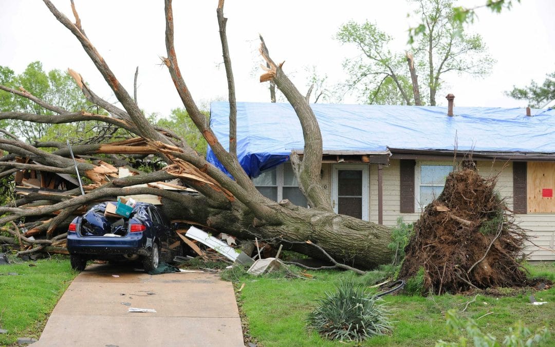 hurricane damage, roof damage, Houston